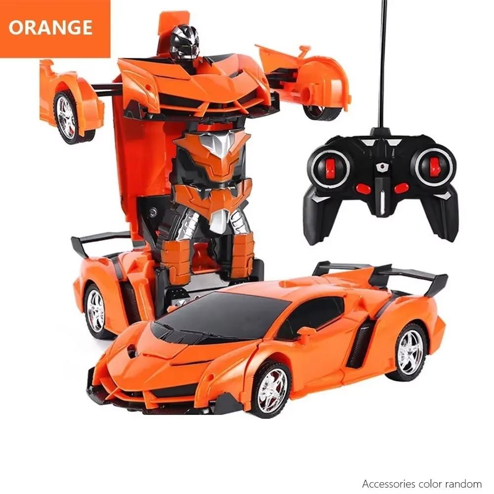 One-key Deformation Transformable Robot Car 2-in-1 Car Model New Deformation Car Gift