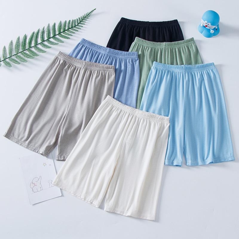 Kids' Modal Summer Shorts: Lightweight, Comfortable Five-Point Pants for Boys and Girls, Toddlers & Children, Available in Small, Medium, Large Sizes.