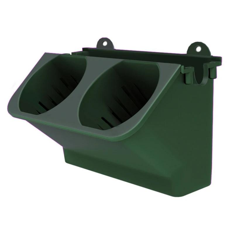 Wall Hanging Plastic Green Wall-mounted Planting Box Garden Plant Wall Hanging Flower Pot Container Home Decorations