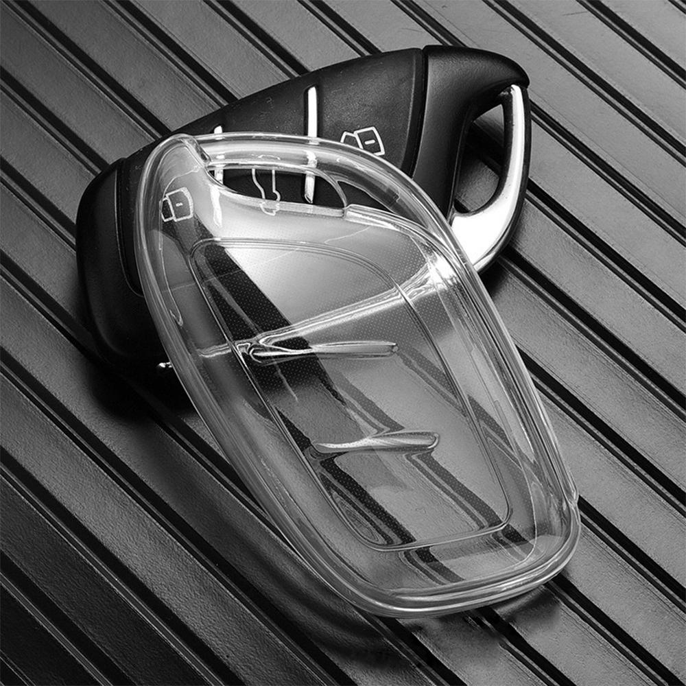 

For MG ZS MG4 MG5 MG6 Plus VE ZX EHS EZS HS GT TPU Transparent Car Remote Key Case Full Cover Holder Caps 2021 2022 2023 2024