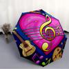 1pc Musical Notes Folding Umbrella | Elegant Design, Fashionable Accessory, Durable Construction, Sturdy Ribs Yy251107111
