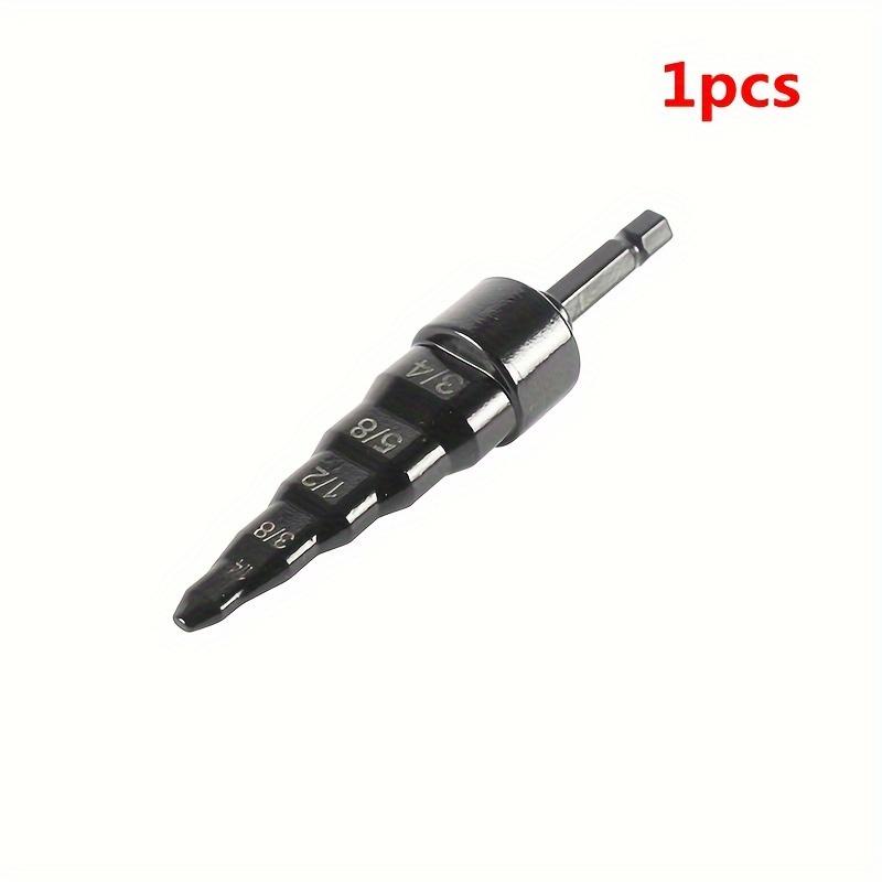 5-in-1 Air Conditioner Drill Bit Pipe Expander Tool - Cast Iron Single Item Packaging with Straight Flute and Hex Shank for Efficient Copper Pipe