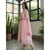 Designer Beautiful Cotton Anarkali Suit Indian Ethnic Kurta Pant Dupatta Set