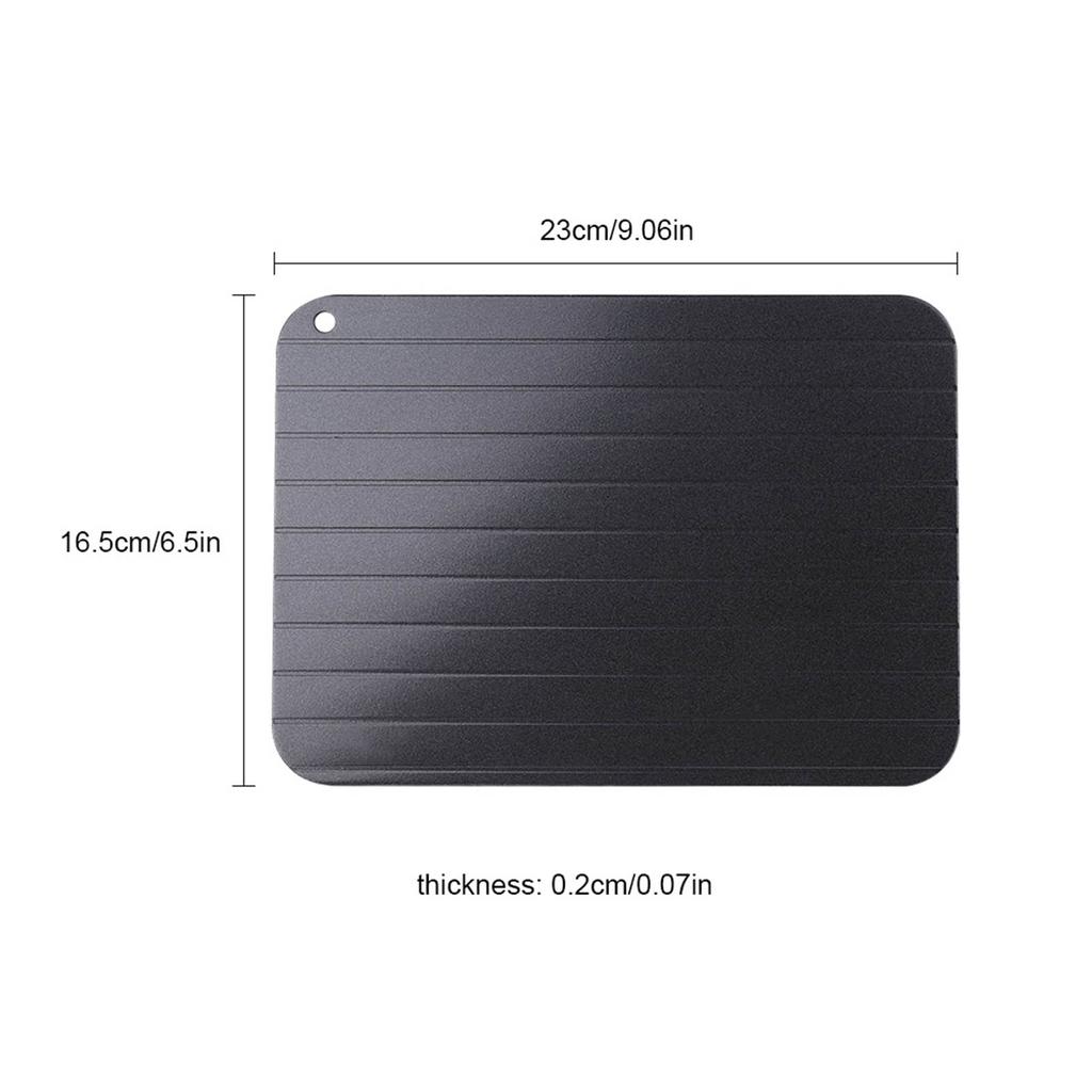 Defrosting Tray Food Thawing Tray Metal Aluminum Fast  Food Meat Defrosting Thawing Tray Plate Home Kitchen Gadget Thaw Tray