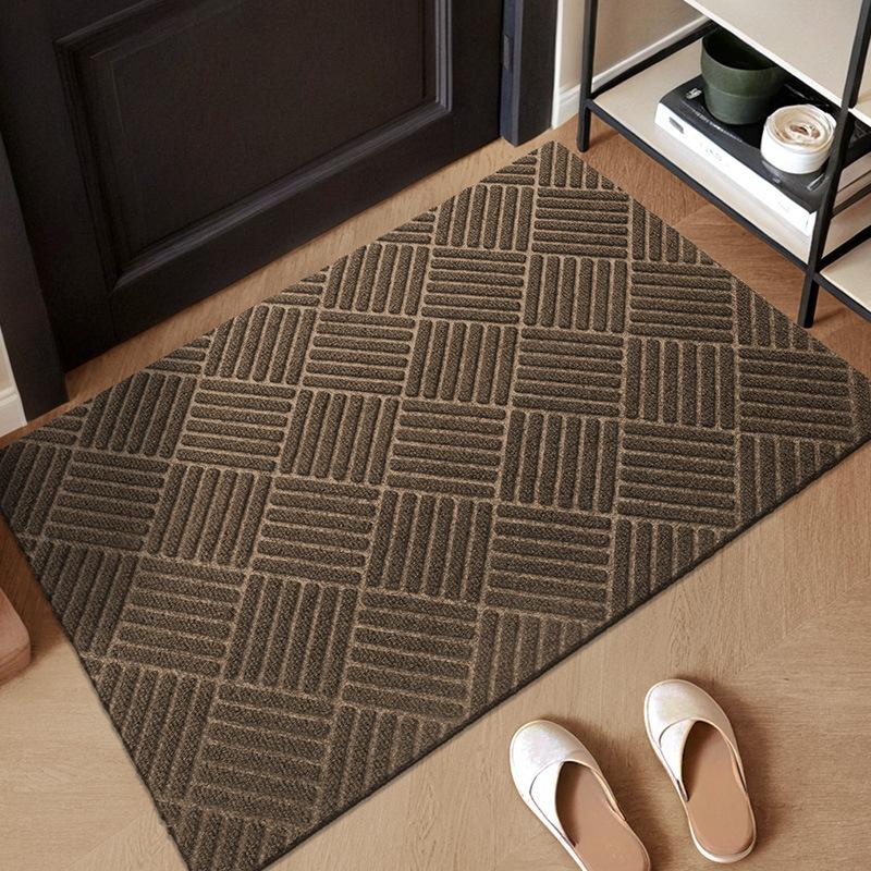 Non Slip Home Entry Mat Easy Clean Scraper Carpet Durable Outdoor Rug Ideal For Home Use Waterproof Entryway Doormat