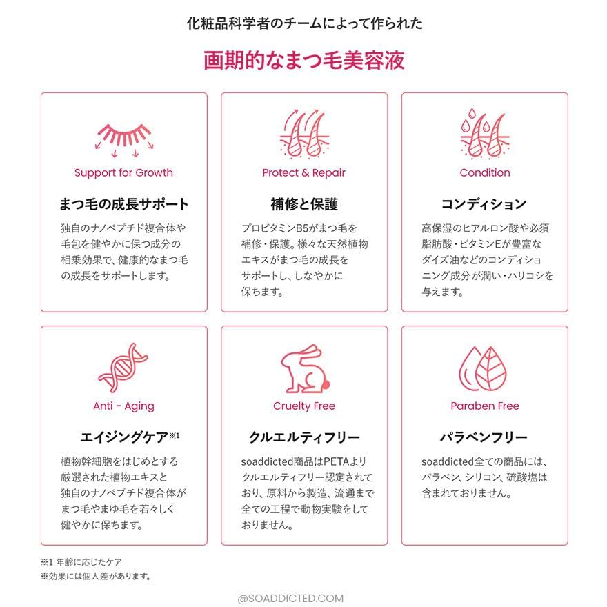 Lashaddict Lash Addict Eyelash Conditioning Serum Advanced 5ml For and Voluminous [Official] (Authentic) - Firm, Full-bodied, Lashes. [Renewed Model]