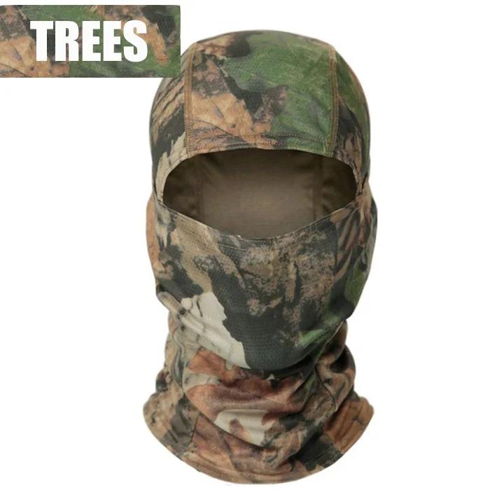 Camouflage Balaclava Hat Cycling Full Face Mask Outdoor Sports Hunting Hiking Ski Mask Motorcycle Helmet Inner Quick Drying Hat