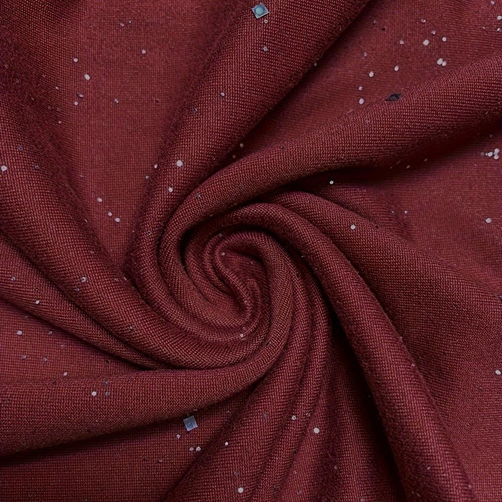 GMXIA Autumn Winter Women's Solid Color Flash Slim Dress