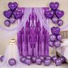 3.28ft*6.6ft Glitter Foil Curtains, Photo Booth Backdrops Party Decorations For Birthday Wedding Baby Shower Graduation Valentines Day New Years