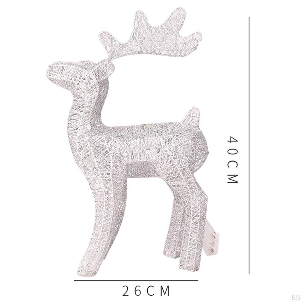Peaceful Deer Decor Lighted Figurine for Room Bedroom