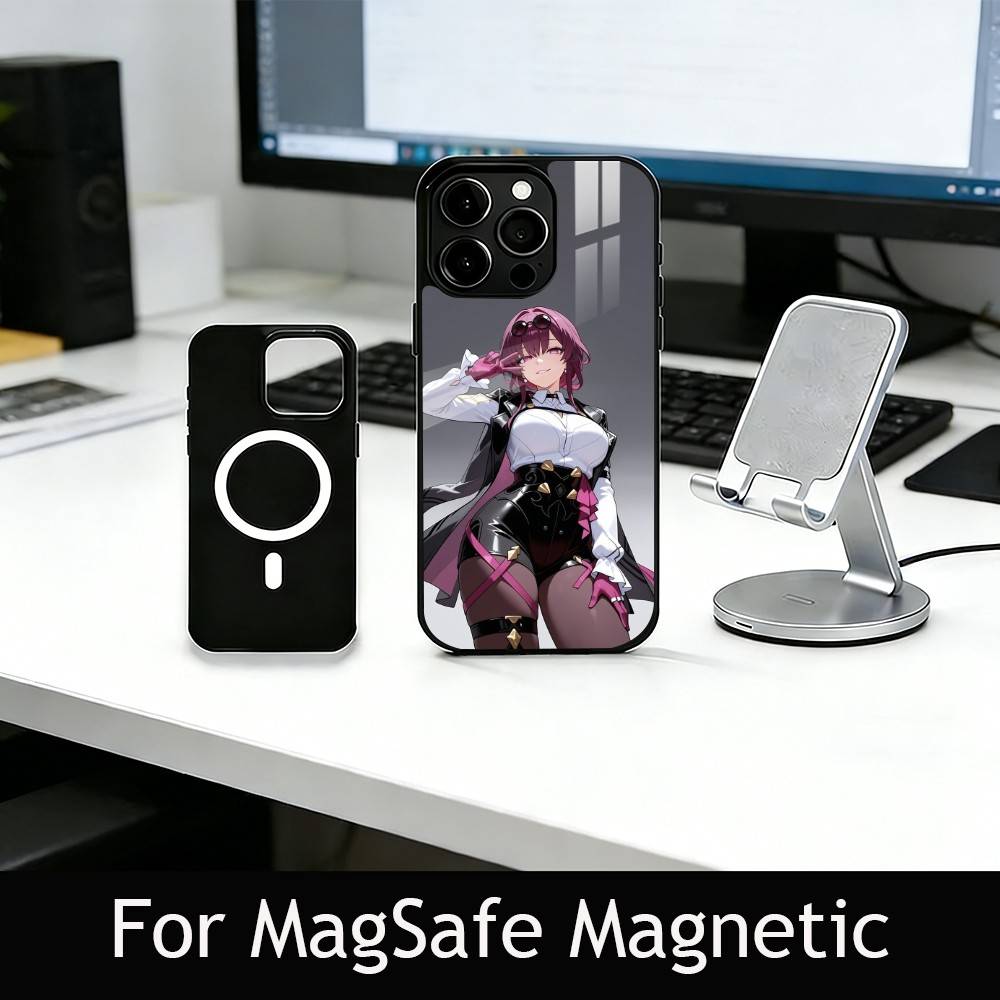 

Чехол для телефона H-Honkai S-Star R-Rail для iPhone 17, 16, 15, 14, 13, 12, 11 Plus, Pro, магнитный с Magsafe, беспроводная зарядка iPhone16