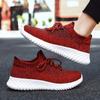 Men's Fashion Breathable Sports Flyknit Mesh Shoes Outdoor Hiking Shoes Tourism Walking Socks Shoes