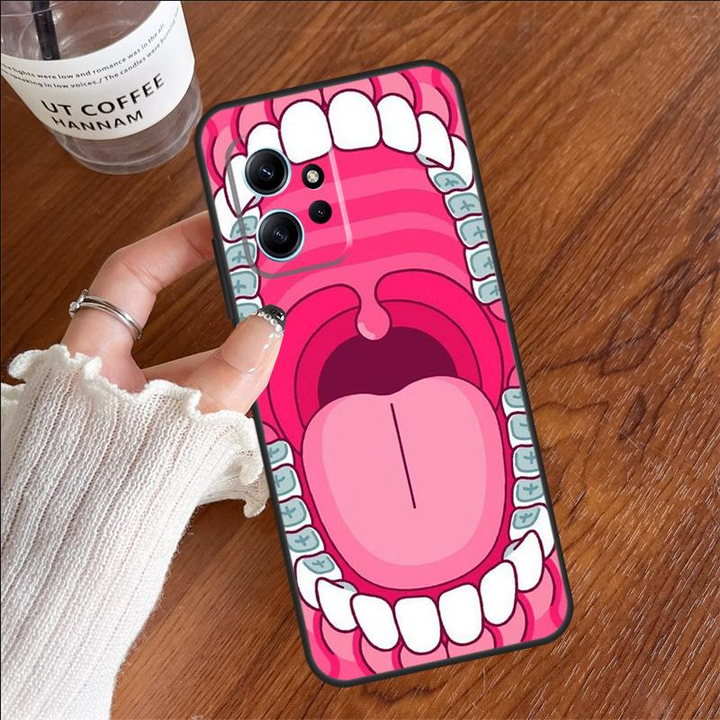 Cartoon Dentist Dental Teeth Case For Xiaomi Redmi 14C 13C 10C 12C Redmi Note 14 Pro 13 12 11 9 10 9S 10S 11S 12S Cover