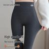 GUJIN Women's High-Waist Ribbed Thermal Leggings