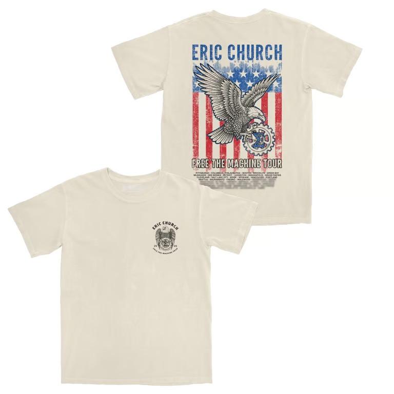 Umphrey’s McGee Free The Machine Tour 2026 Eagle T-Shirt Unisex T-Shirt S