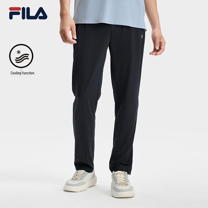 Мужские повседневные брюки FILA из вязаной ткани с эффектом прохлады, прямого кроя M