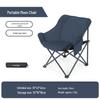 Bärbar Utomhus Hopfällbar Månstol