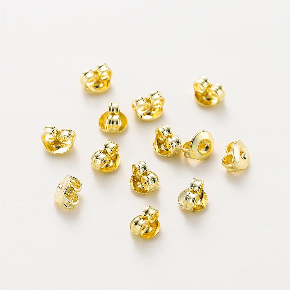 Tuercas de Mariposa de Oro de 14k y Cobre Electrochapado de 18k con Retención de Color