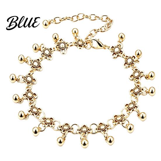 Layered Ankle Jewelry Retro Style Anklet Adjustable Fit Thin Chain