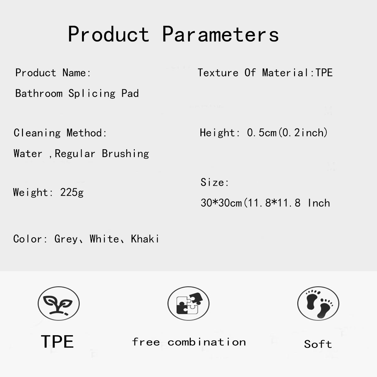 Гидрофобный водонепроницаемый коврик для ванной комнаты — фото 6
