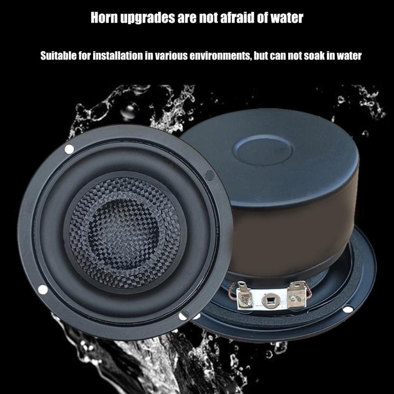 3inch Rubber Round Subwoofer Sound Speaker 6Ohm/8Ohm Low Frequency Speaker Super Bass Loudspeaker Replacement