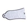 2 Holes Bell-shaped Truss Rod Cover Plate Scroll Plate for LP SG Flying V ES Guitar 3 Colors for