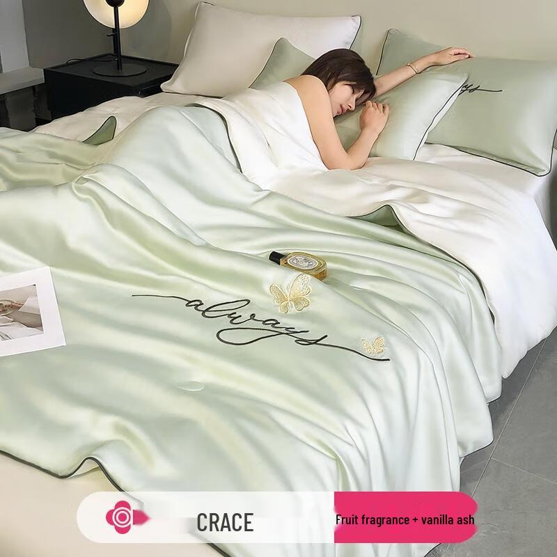 

Jeliya Ice Silk Cooling Summer Quilt