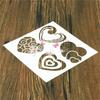 Herz DIY Schichtschablone für Scrapbooking Stempeln Album Prägen Papier Karte