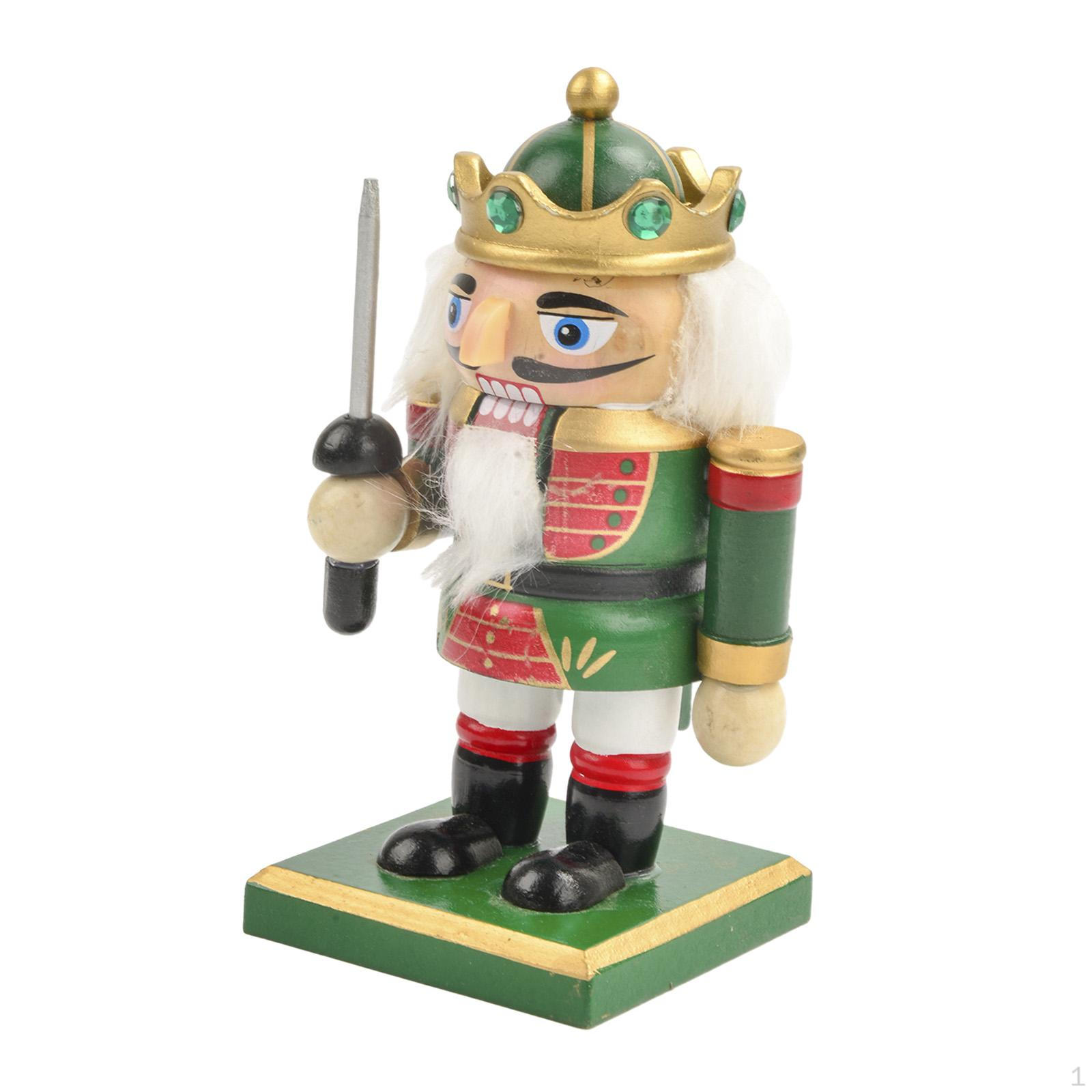 

Деревянная рождественская фигурка 15,5 см, кукольная игрушка, статуя для вечеринки Style B