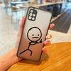 Cute Middle Finger Funny Man Galaxy A53 5G Case For Samsung A52 A52s A13 A14 A21S A23 A32 A33 A51 A71 A73 Phone Case Matte Cover