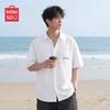 MINISO Men's Ice Silk Breathable Casual Short-Sleeve Polo Shirt