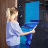 Mirror Adhesive Self Sticker Wall Attached Length Floor Trim Reflective Film
