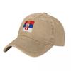 NEW SERBIAN FLAG  Baseball Cap New Hat Luxury Hat Beach Outing Luxury Caps Unisex Womens
