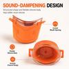 Vocal Dampener for Singers, Liquid Silicone Voice Dampener Mask, Portable Sound Dampening Device for Singing Practice, Warm-Ups, Speaking, Actors