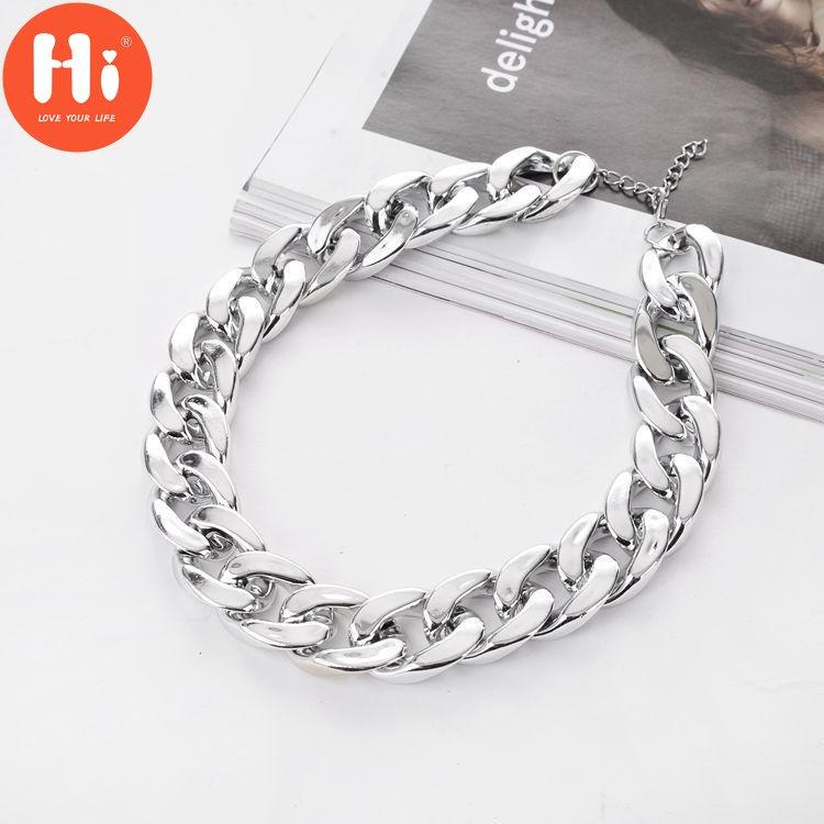 Hi New Fashion Necklaces Thick Chain Statement Necklaces Pendants Women Jewelry