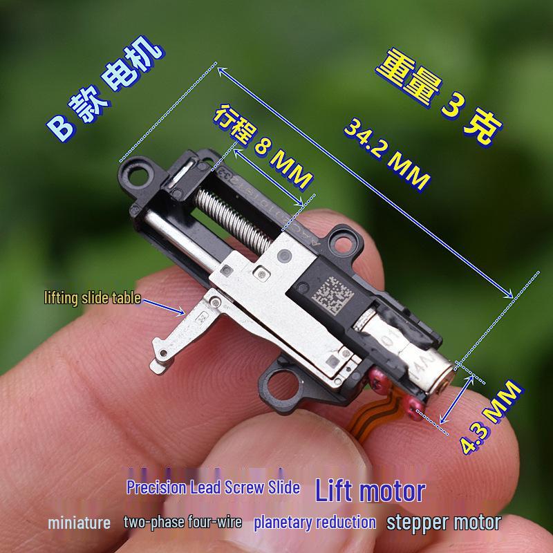 Compact 4-Wire Planetary Gear Stepper Motor with Lead Screw Linear Lift Actuator