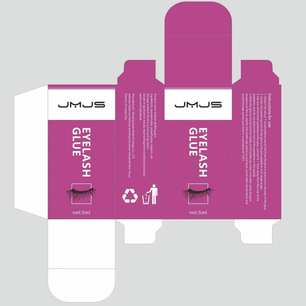 Odorless, Non-Irritating, Quick-Drying Eyelash Extension Glue for Long-Lasting False Eyelashes