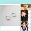 S925 Silver Needle Heart-shaped Minimalist Earrings For Women 2021 Summer Trendy Student Ear Studs