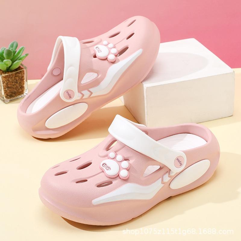 

Summer new women s hole shoes platform non-slip wear-resistant fashion two-color leisure outdoor beach bag head mop 35-36