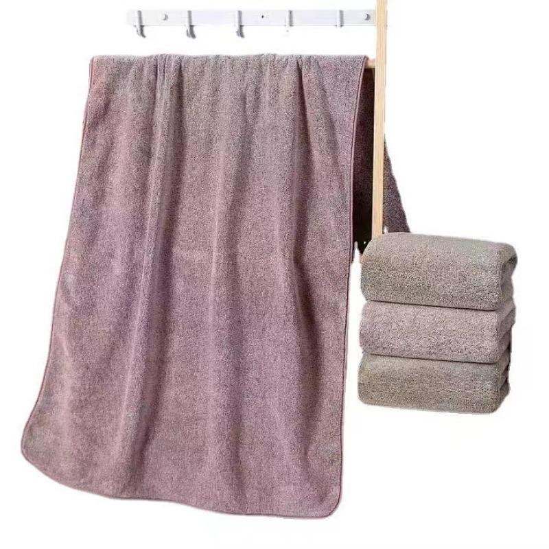 1 pcs Striped Bamboo Hand Towel Absorbent & Quick-drying Super Soft Skin-friendly Bathing Towel For Home Bathroom 35x75cm