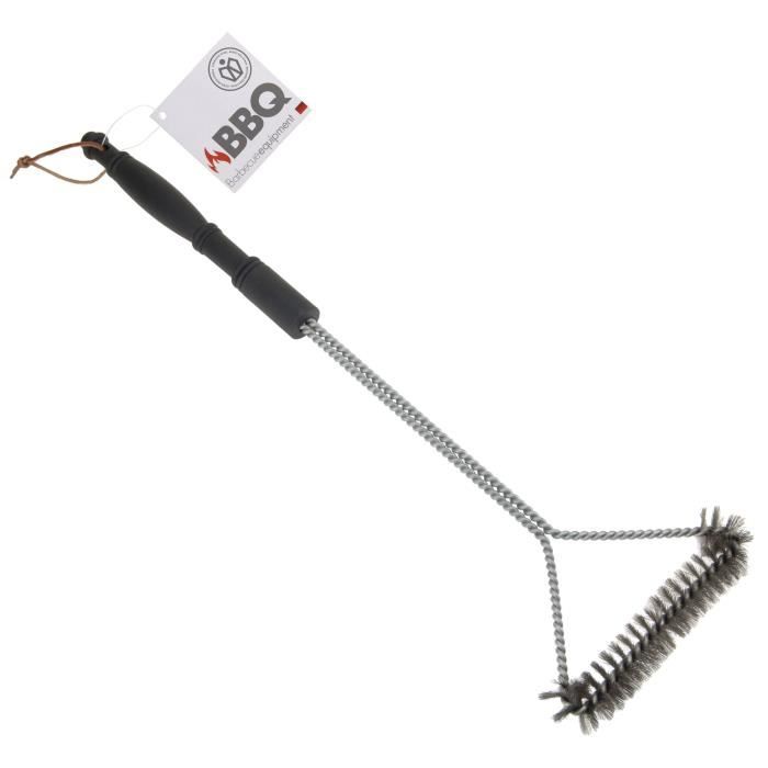 Brosse pour barbecue - Inox - 55 cm