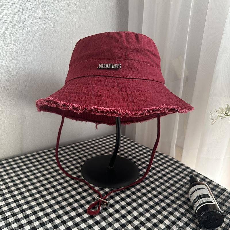 1 Pz Versione Coreana Cappello da Pescatore Femminile Pieghevole Retro Abbinabile Viaggio Tesa Cappello Temperamento Mostra Viso Piccolo Cappello a Secchiello