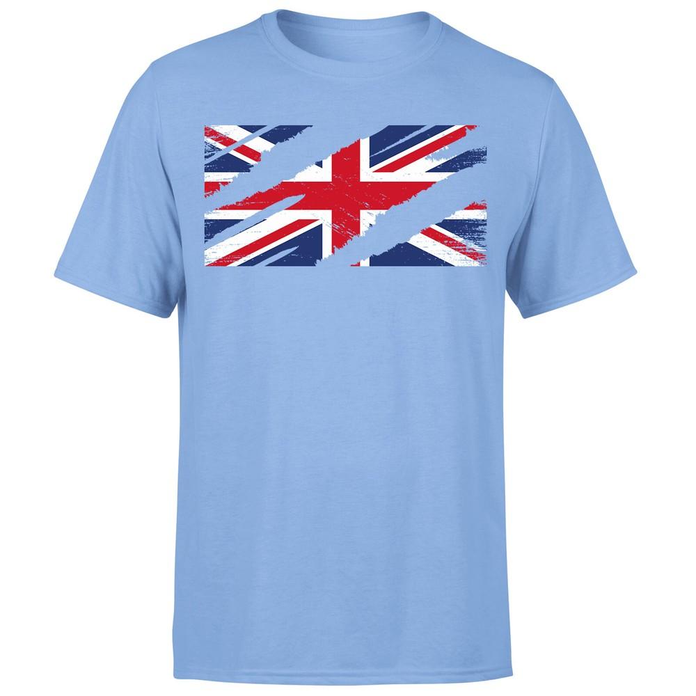 Torn Union Jack Flag TShirt Funny Country British Football Unisexs T ShirtOrP1A