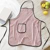 Fashion Stripe Apron Adjustable Kitchen Cafe Baking Apron  Restaurant Work Chef Waiter