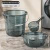 Transparent Thickened Bucket, Basin, and Ladle Set