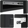 Wall Mounted Side Table Black 87.5 X 34.5 X 17 Cm