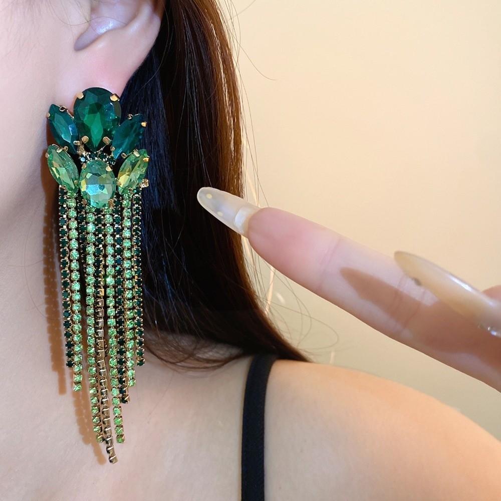 Exaggerated Statement Dangle Earrings Colorful Cluster Stud Earrings Ear Studs  Holiday Gift