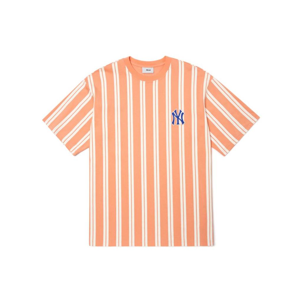 New MLB Drop Shoulder Sleeve T-Shirt Unisex Orange 3ATS67023-50ORL