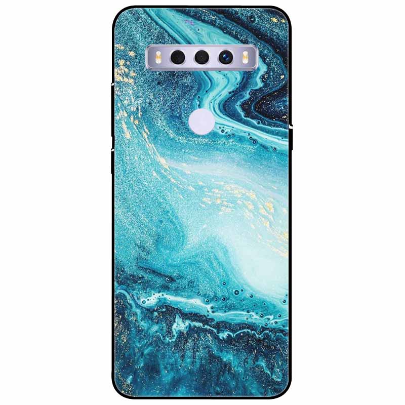 Case For TCL 10 SE Cover Marble Soft Silicone Fashion TPU Back Bumpers for TCL 10SE T766U T766H Protective Funda for TCL10SE