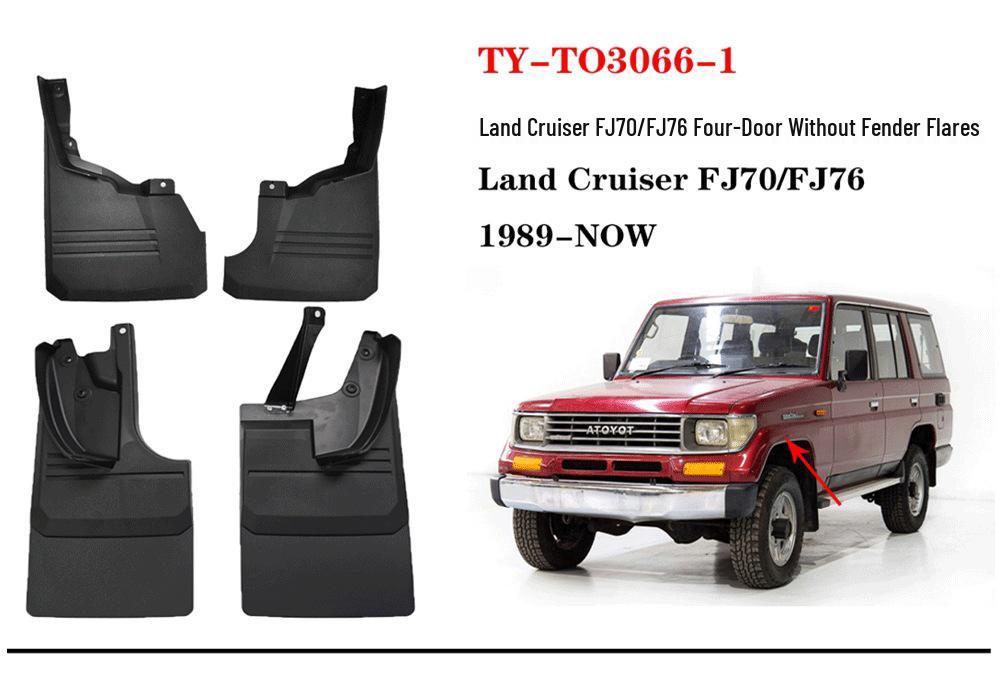 Compatible with Toyota Land Cruiser LC70 FJ79 FJ71 Mud Flaps